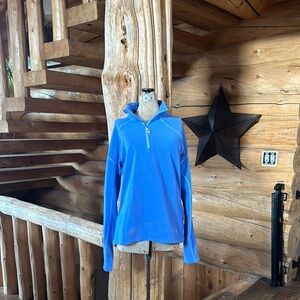 Columbia Blue Quarter-Zip Pullover